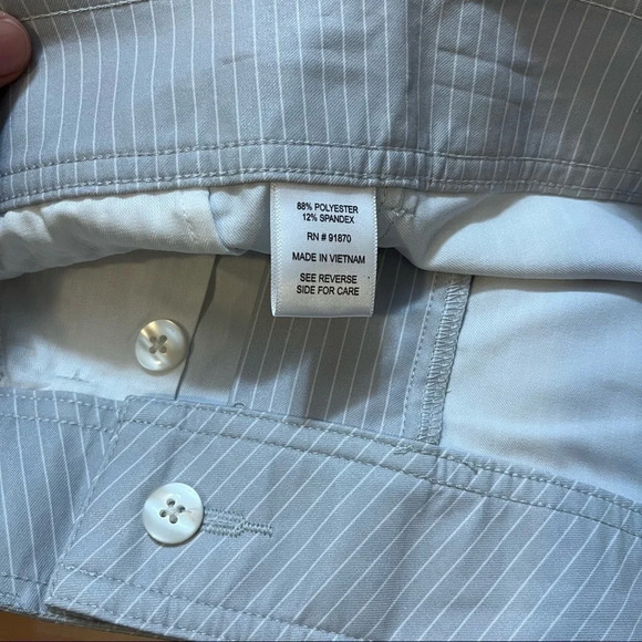 Tommy Armour Dri Logic Women’s 6 Pinstripe Golf Bermuda Shorts NWT High Rise - Picture 5 of 9